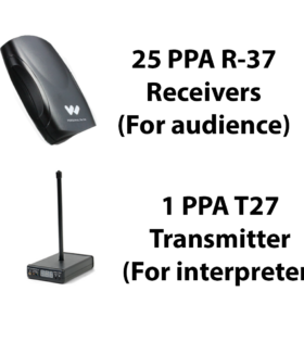 FM Pro System 25 with PPA T27 transmitter and PPA R37 receivers